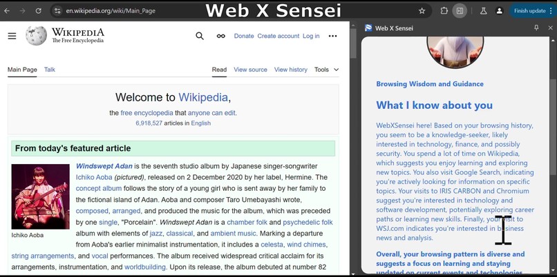 Web X Sensei: Enlightening Your Web Browsing Journey – screenshot 14