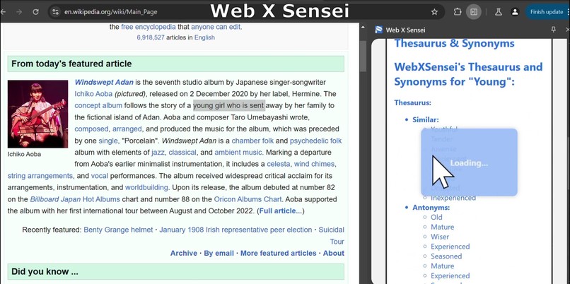 Web X Sensei: Enlightening Your Web Browsing Journey – screenshot 8
