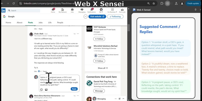 Web X Sensei: Enlightening Your Web Browsing Journey – screenshot 12
