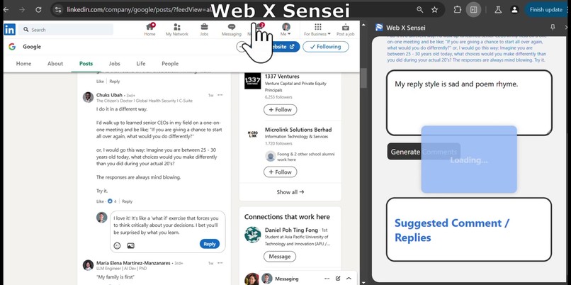 Web X Sensei: Enlightening Your Web Browsing Journey – screenshot 11