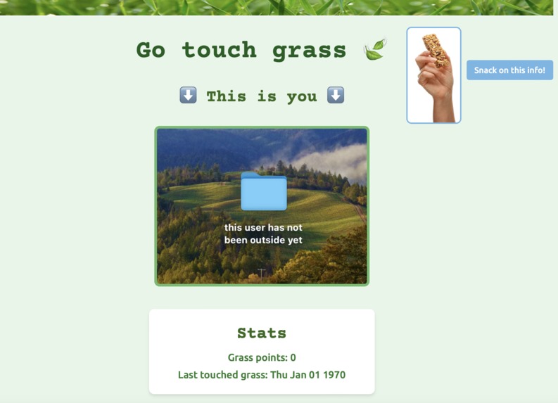 touch grass lol – screenshot 1