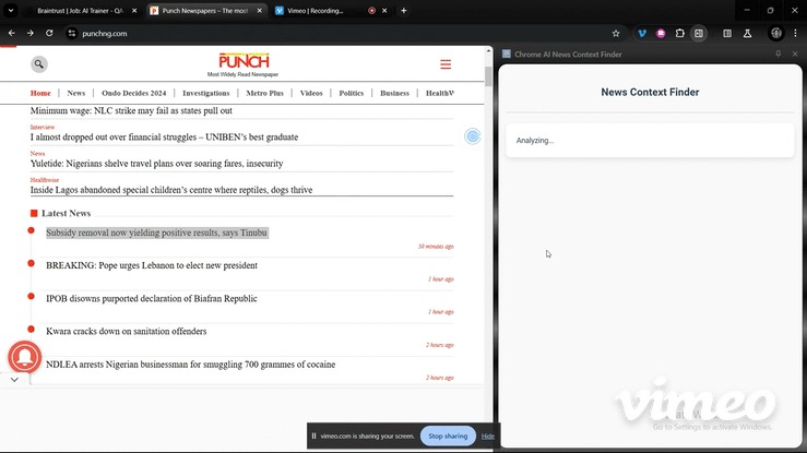 News Context Genie – screenshot 1