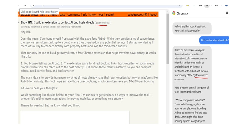 Chromatic: Your Browser Co-Pilot – screenshot 3