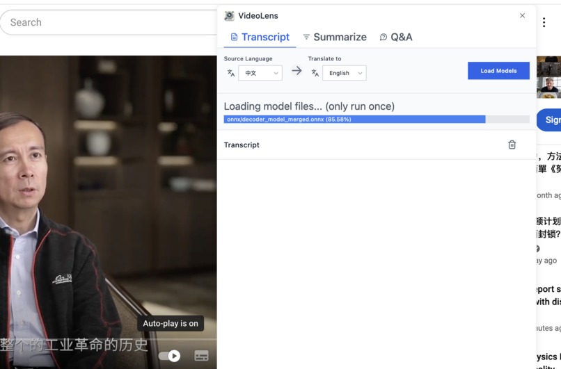 VideoLens – screenshot 2