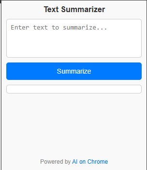 Chrome Text Summariser – screenshot 1