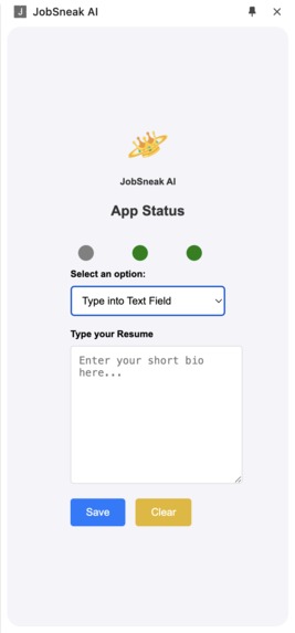 JobSneak AI – screenshot 2