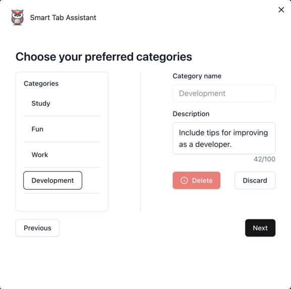 Smart Tab Assistant – screenshot 3