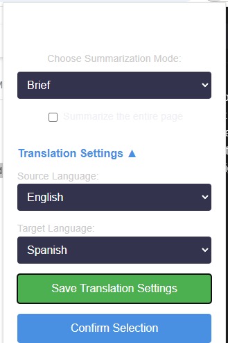 Content Summarizer – screenshot 1