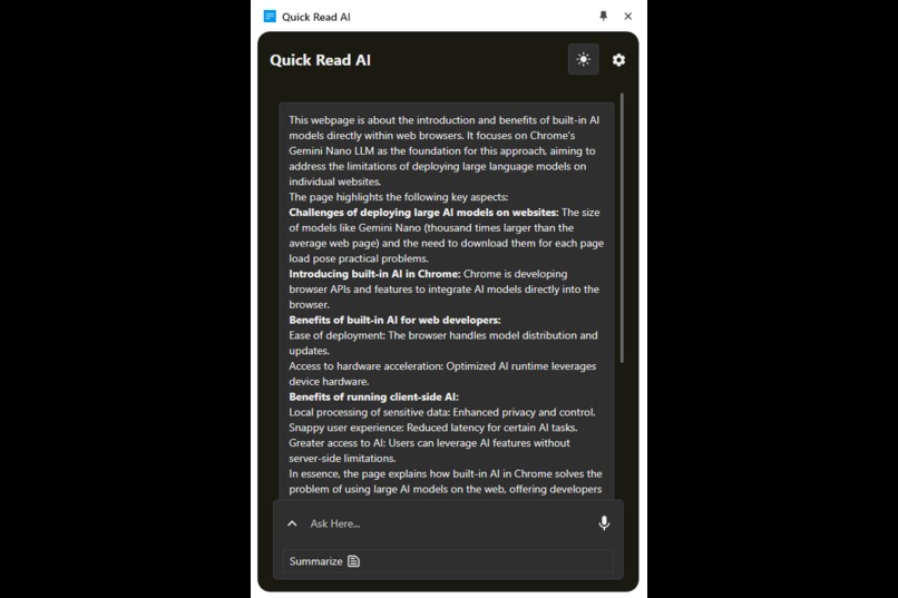 Quick Read AI – screenshot 3