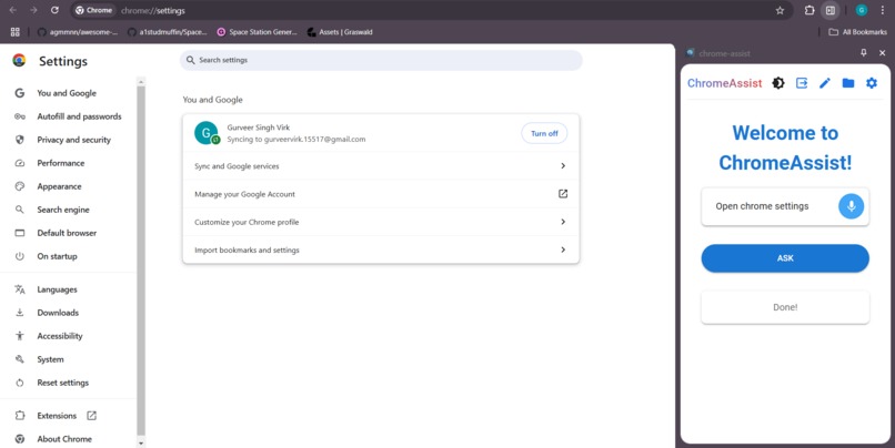 chrome-assist – screenshot 11