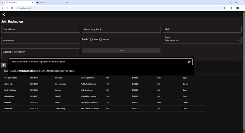HackWebAi – screenshot 2