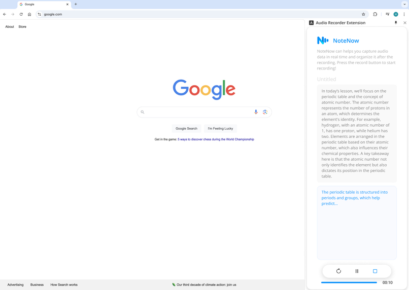 NoteNow - AI Power Chrome Extension – screenshot 2