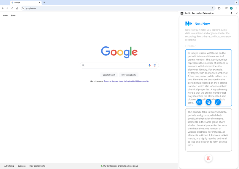 NoteNow - AI Power Chrome Extension – screenshot 3