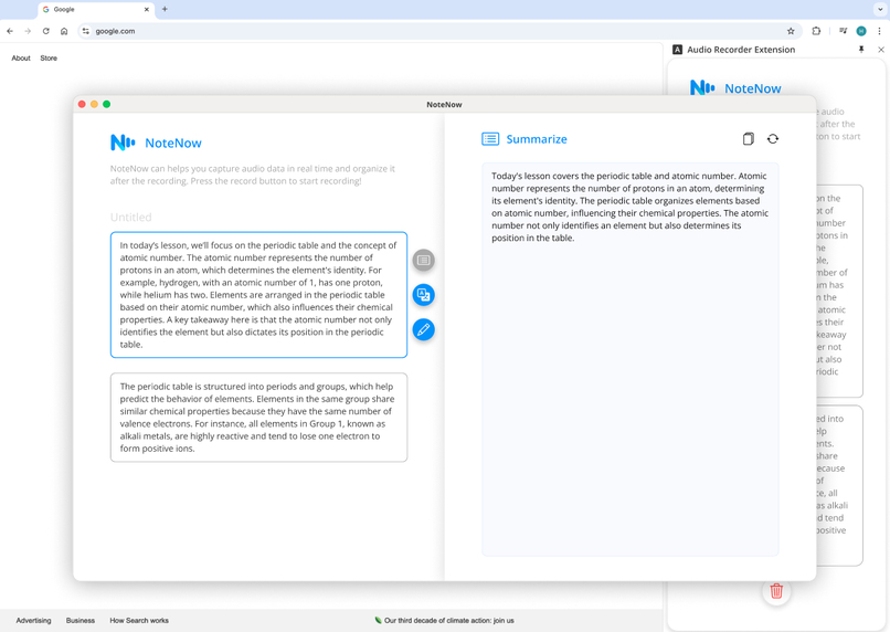 NoteNow - AI Power Chrome Extension – screenshot 4