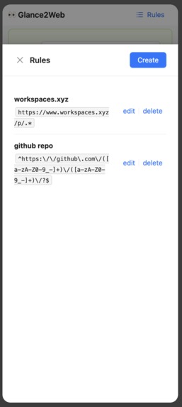 Glance2Web – screenshot 3