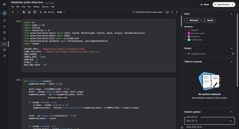 Deep-Fake Audio Detection – screenshot 2