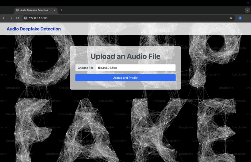 Deep-Fake Audio Detection – screenshot 5