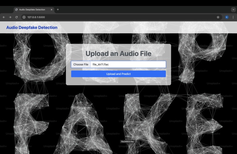 Deep-Fake Audio Detection – screenshot 3