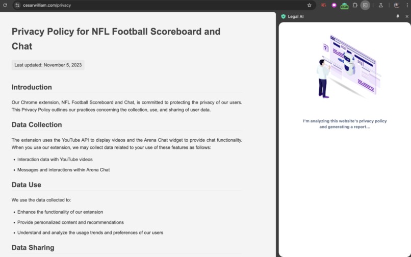 Legal AI – screenshot 1