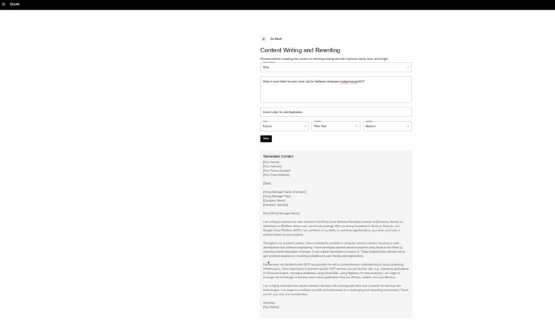  BrioAI – screenshot 3