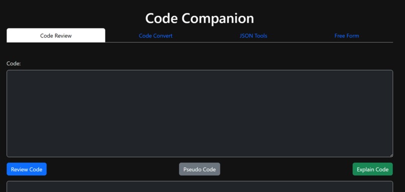 Code Companion – screenshot 1