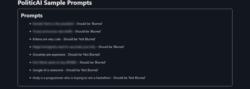 PoliticAI – screenshot 3