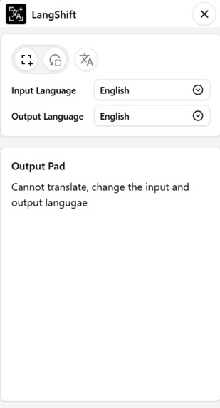 LangShift – screenshot 1