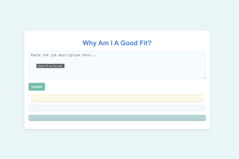Am I a Good Fit? – screenshot 1