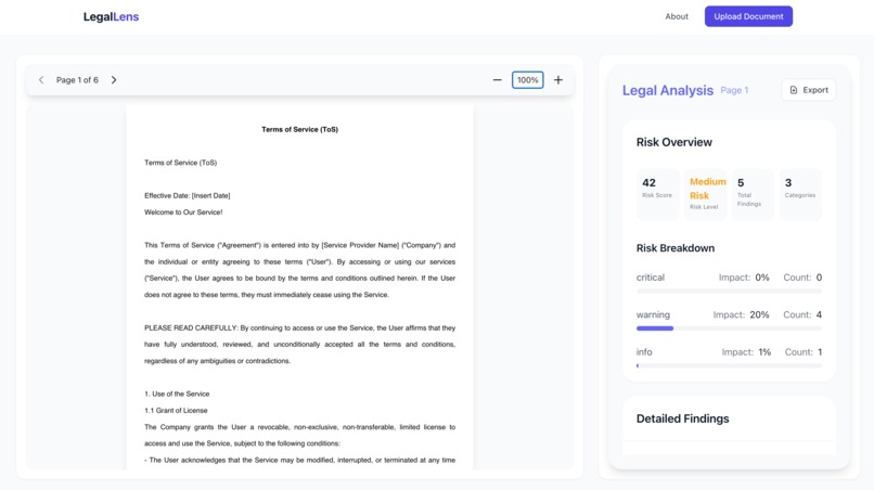 LegalLens – screenshot 4