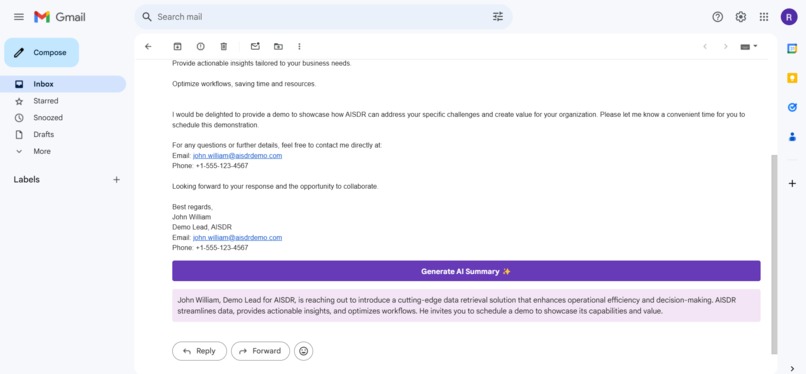 MailLLM – screenshot 2
