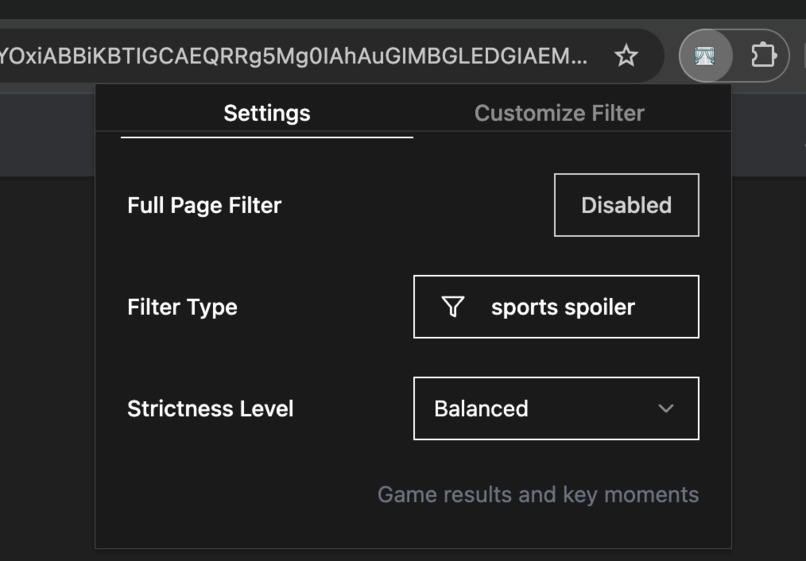 Content Curtain – screenshot 3