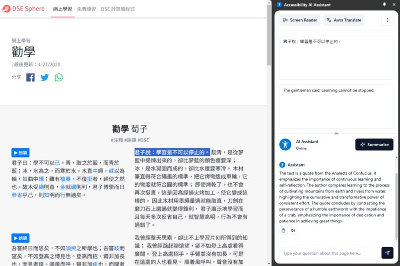 Accessibility AI Assistant – screenshot 3