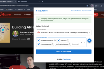 #TagChoose - AI-Powered Bookmark Categorizer