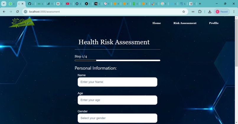 Health Risk Assessment  – screenshot 4