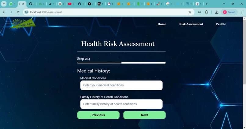 Health Risk Assessment  – screenshot 5