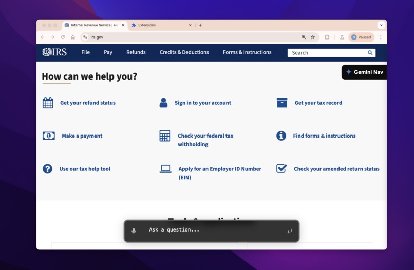 Gemini Navigator – screenshot 1
