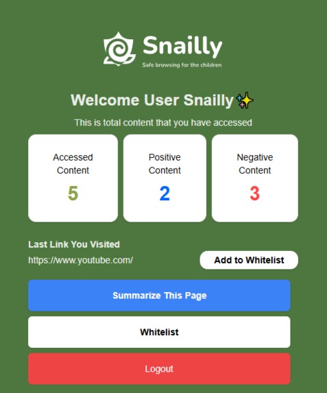 Snailly - Safe Browsing For The Children – screenshot 5