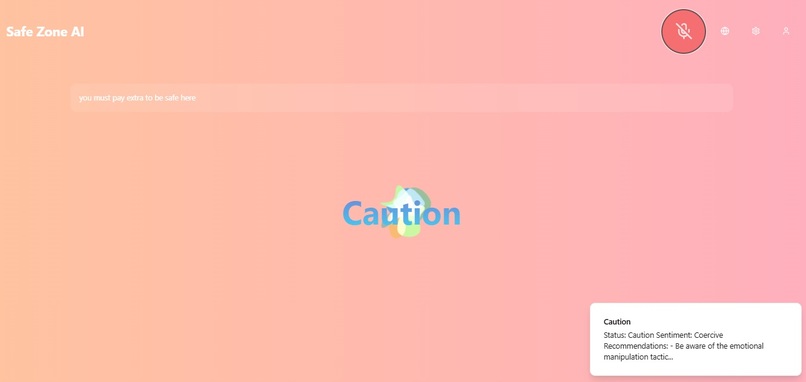 Safe Zone AI – screenshot 3