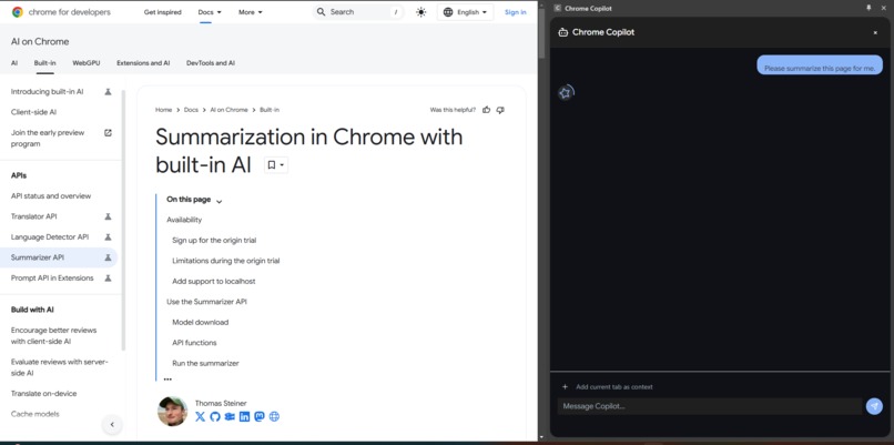 Chrome Co-pilot – screenshot 1