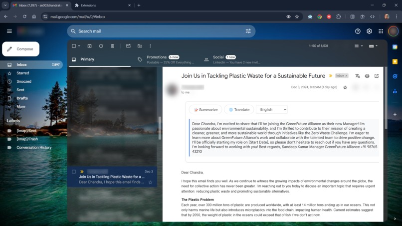 Gmail AI Companion – screenshot 2