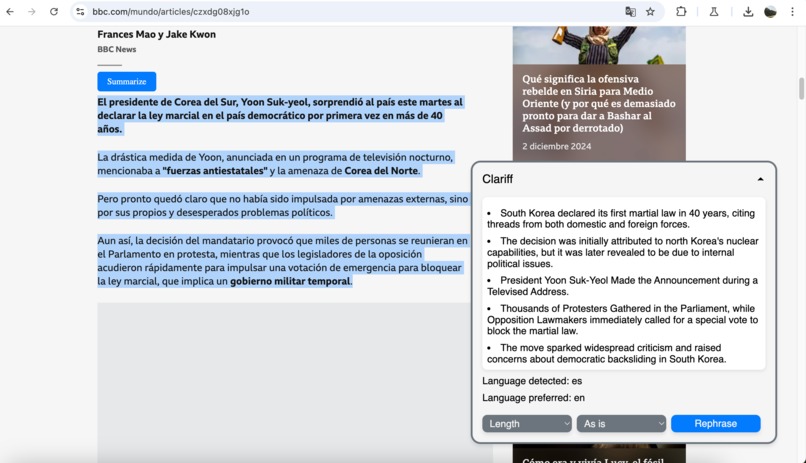 Clariff – screenshot 1
