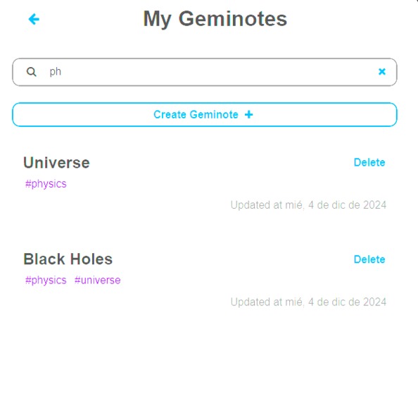 Geminotes – screenshot 1