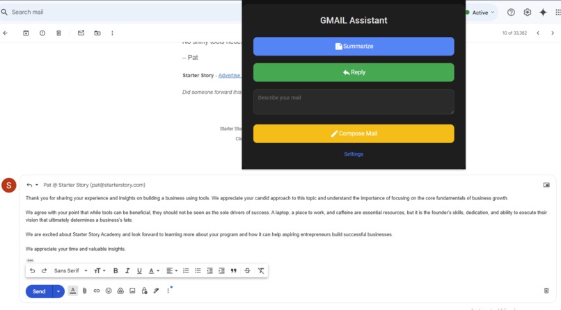 Gmail Assistant – screenshot 3