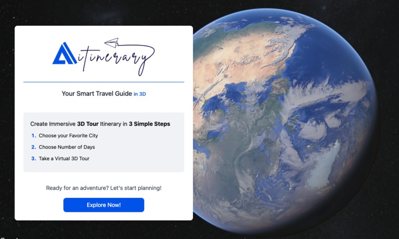 Aitinerary – screenshot 1