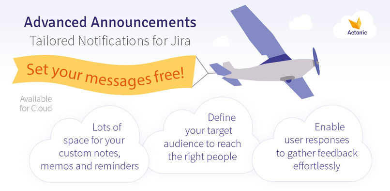 Advanced Announcements for Jira – screenshot 1