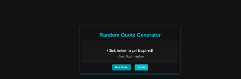 Quote Generator  – screenshot 1