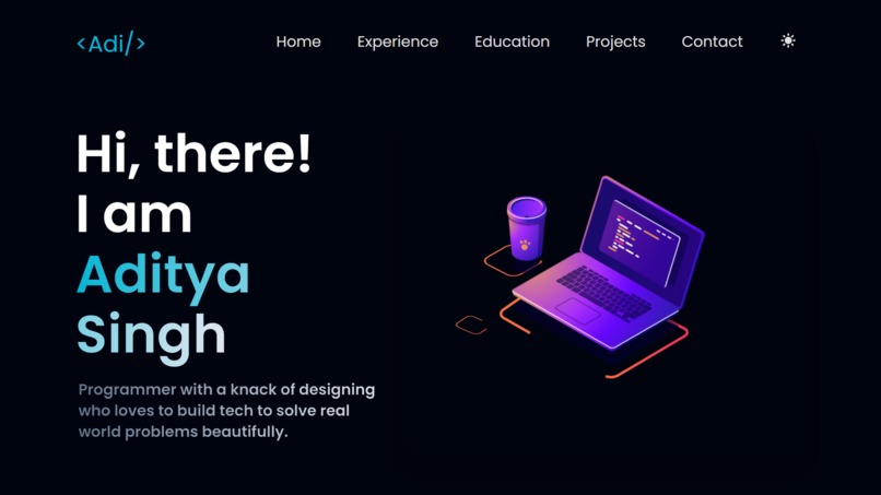 Personal-Portfolio – screenshot 1