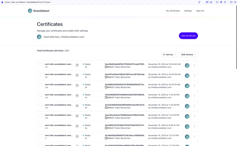 ScoreDetect – screenshot 2