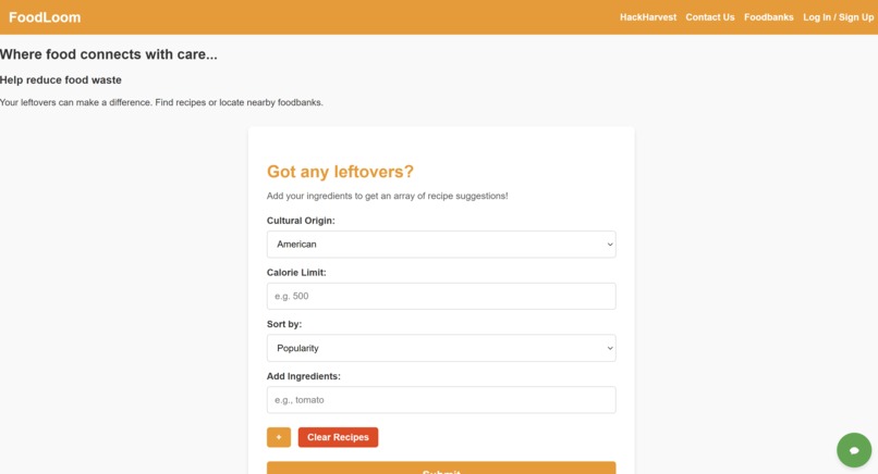 FoodLoom – screenshot 1