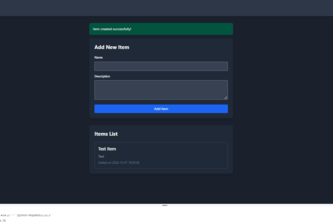 CRUD App | Devpost